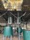 Glycerin distillery with tank, evaporator concentrator and filter thinks