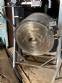 Stainless steel gas-powered tilting mixing tank, 300 liters.