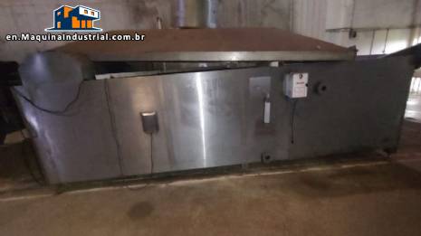 Automatic fryer with fat tank for Incalfer potatoes