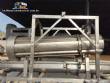 Rotary tube drum and stainless steel screw conveyor mixer for feed