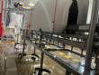 Drying tunnel for bottles, jars, pots, and containers with Pamet heating elements.