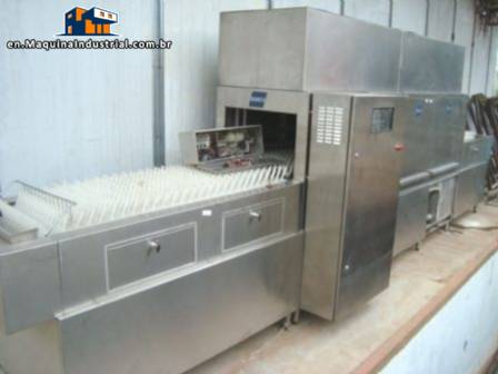 A dishwasher inox brand Semco A dishwasher inox brand Semco