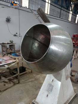 Biasinox stainless steel coating machine with blower Biasinox stainless steel coating machine with blower