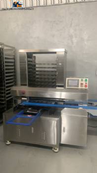 Biscuit organizer aligner on trays 200 units per minute Biscuit organizer aligner on trays 200 units per minute