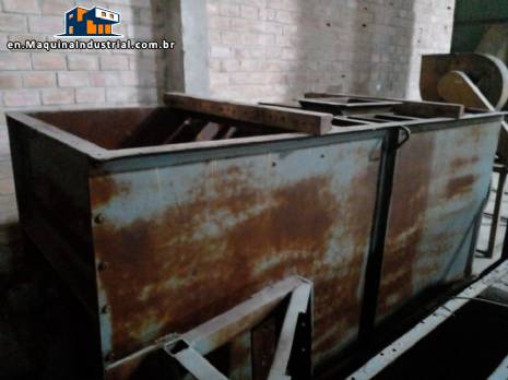 Carbon steel ribbon blender mixer 1.500 kg Carbon steel ribbon blender mixer 1.500 kg