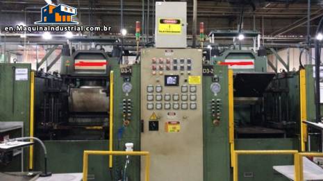Double press for vulcanizing technical rubber parts TUNG YU 250 tons Double press for vulcanizing technical rubber parts TUNG YU 250 tons