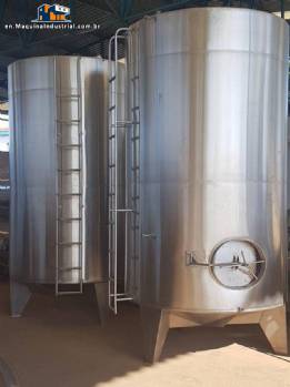 Etscheidzter stainless steel storage tank 7000 liters Etscheidzter stainless steel storage tank 7000 liters