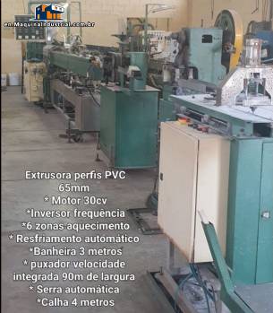 PVC profile extruder with 65 mm screw, Multi-Union PVC profile extruder with 65 mm screw, Multi-Union