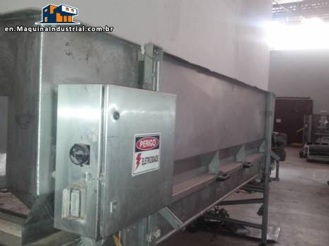 Storage tank with stainless steel mat Storage tank with stainless steel mat